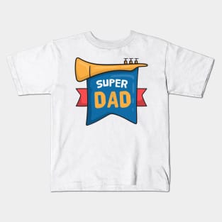 father Gift - Super Dad Kids T-Shirt